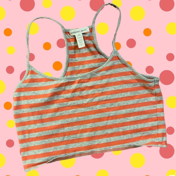 Striped Cropped Tank - Picture 1 of 1